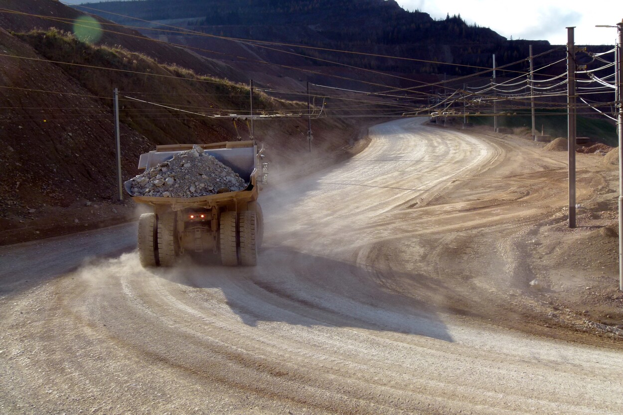 Güter-Trolley System auf dem steirischen Erzberg