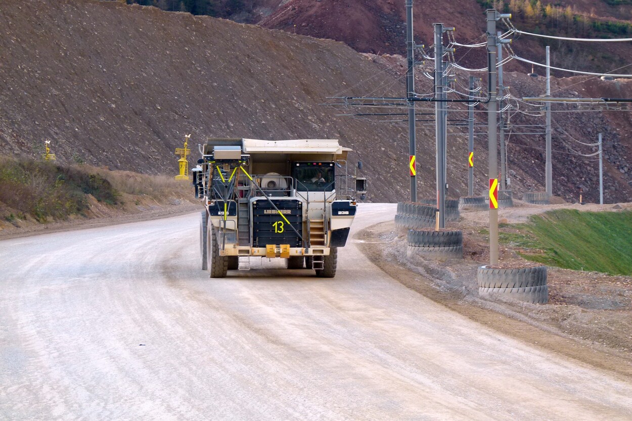 Güter-Trolley System auf dem steirischen Erzberg