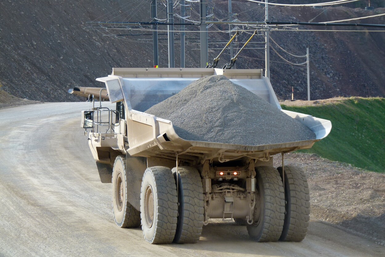 Güter-Trolley System auf dem steirischen Erzberg