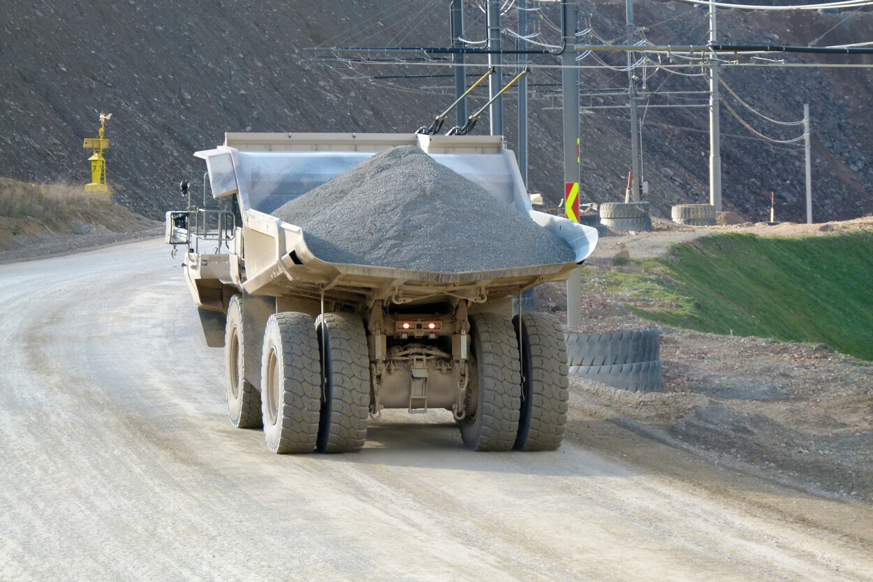 Güter-Trolley System auf dem steirischen Erzberg