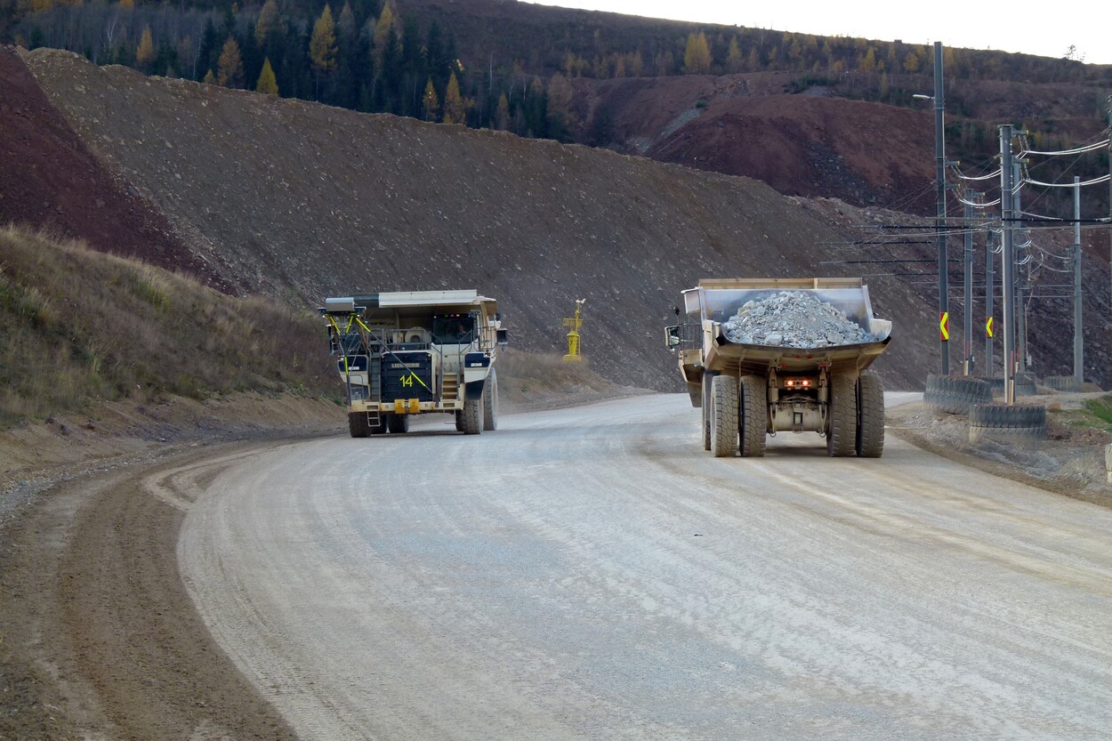 Güter-Trolley System auf dem steirischen Erzberg