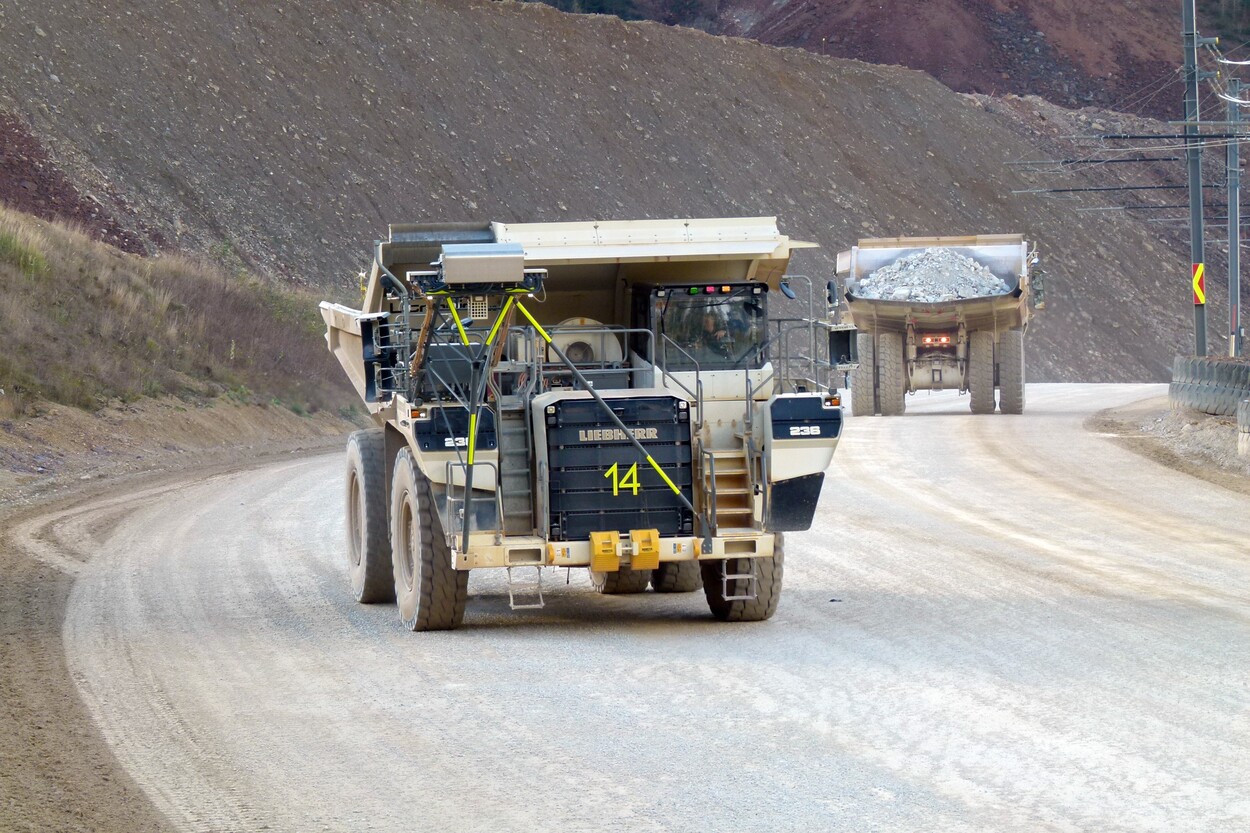 Güter-Trolley System auf dem steirischen Erzberg