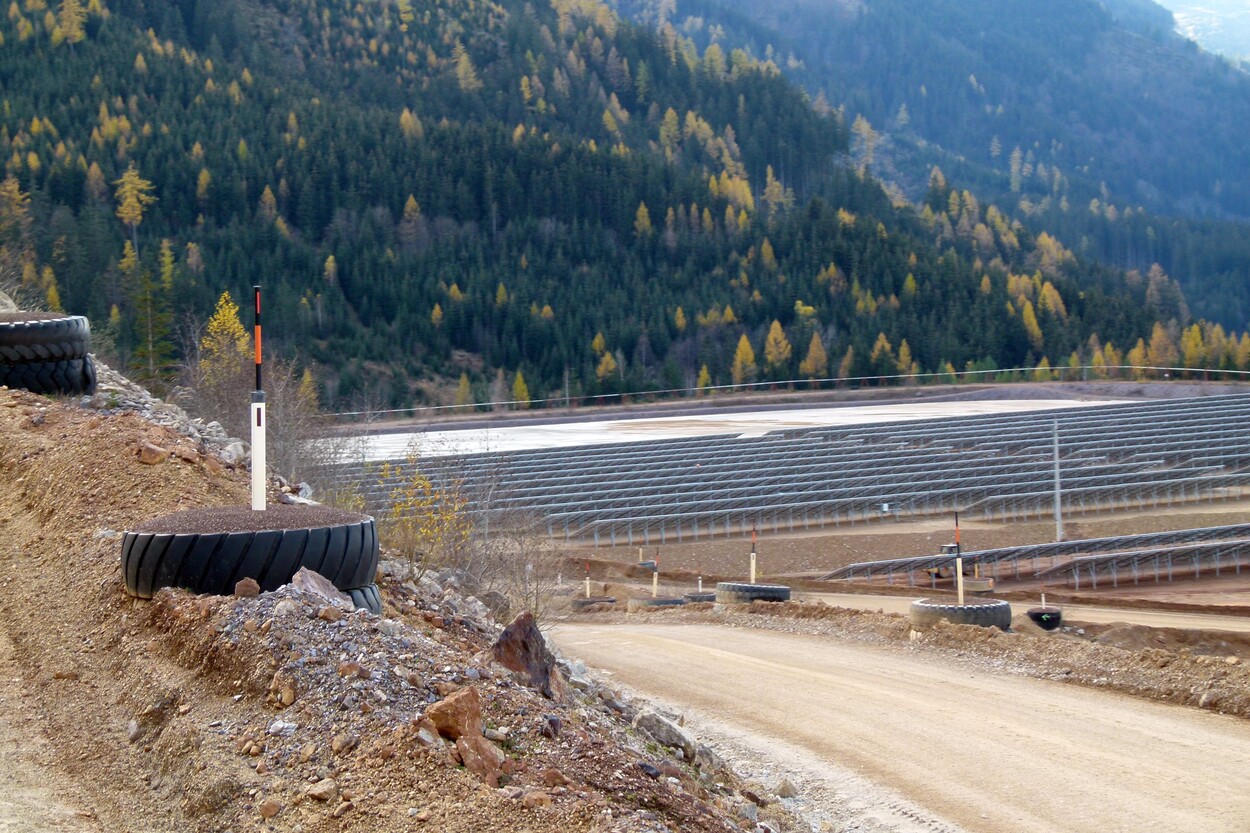 Güter-Trolley System auf dem steirischen Erzberg