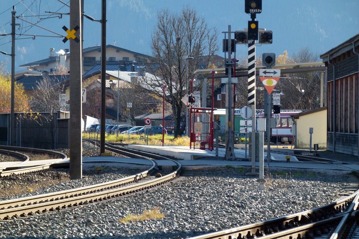 Tischlerhäusl: Betriebsleitstelle, Depot und Werkstatt der Pinzgauer Lokalbahn