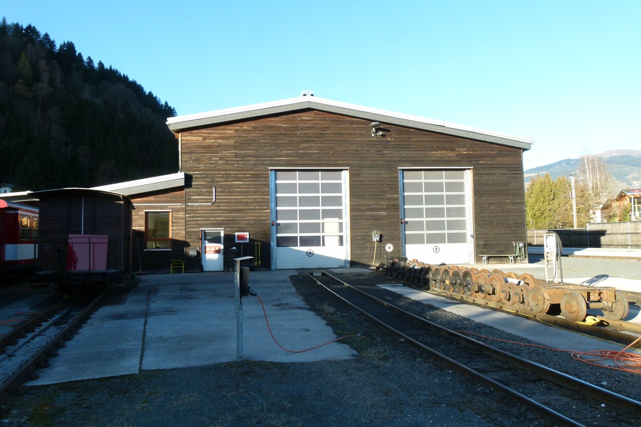 Tischlerhäusl: Betriebsleitstelle, Depot und Werkstatt der Pinzgauer Lokalbahn