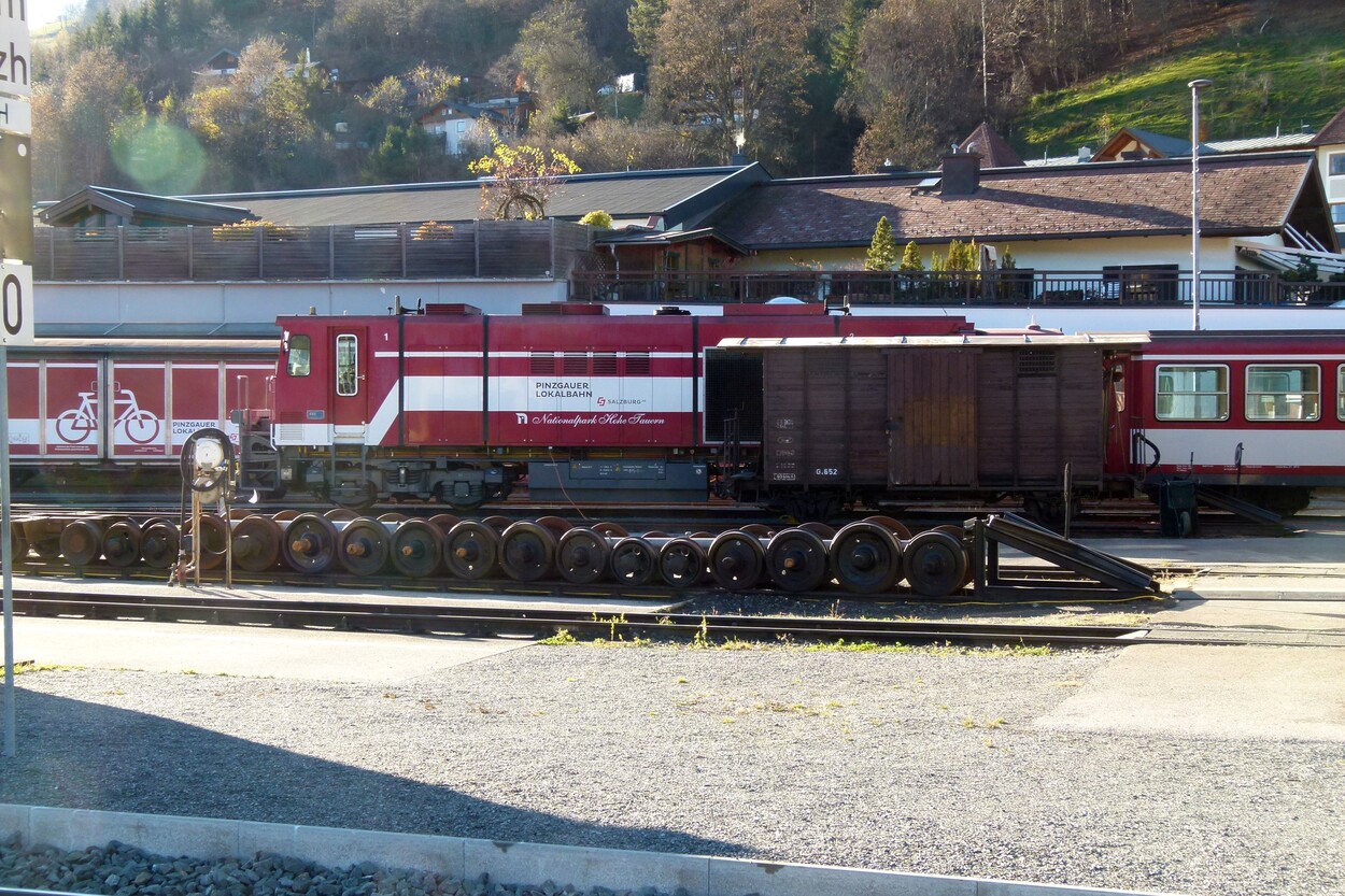 Tischlerhäusl: Betriebsleitstelle, Depot und Werkstatt der Pinzgauer Lokalbahn