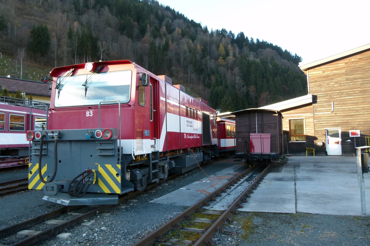 Tischlerhäusl: Betriebsleitstelle, Depot und Werkstatt der Pinzgauer Lokalbahn