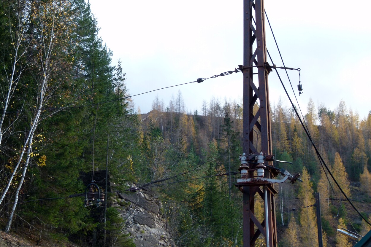 Ehemalige Grubenbahn am steirischen Erzberg