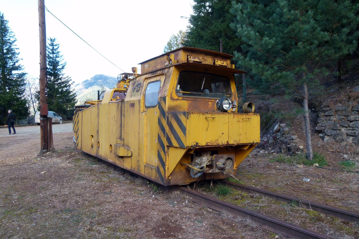 Ehemalige Grubenbahn am steirischen Erzberg