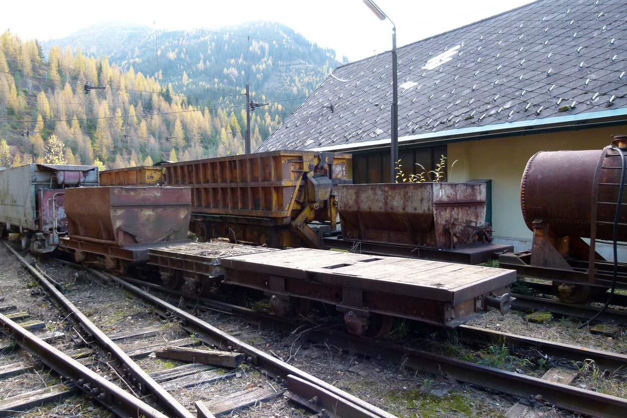 Ehemalige Grubenbahn am steirischen Erzberg