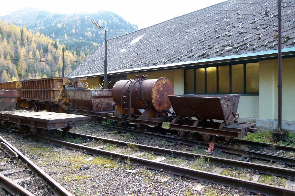 Ehemalige Grubenbahn am steirischen Erzberg