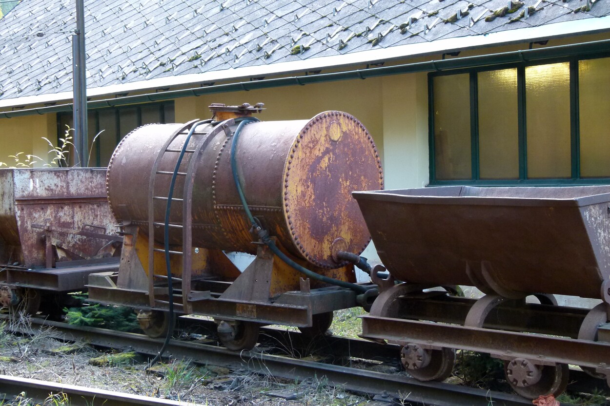 Ehemalige Grubenbahn am steirischen Erzberg