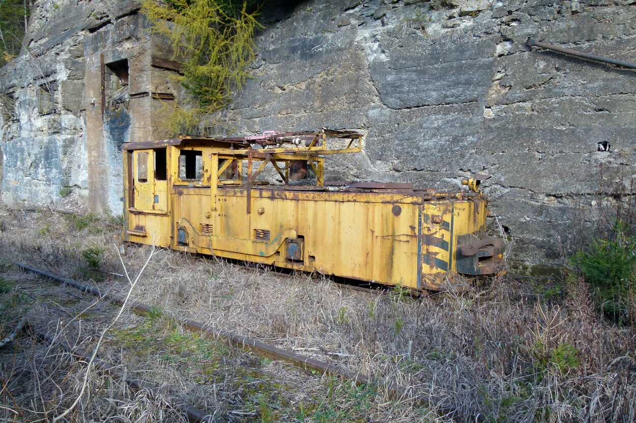 Ehemalige Grubenbahn am steirischen Erzberg
