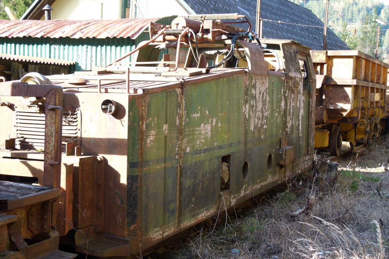 Ehemalige Grubenbahn am steirischen Erzberg