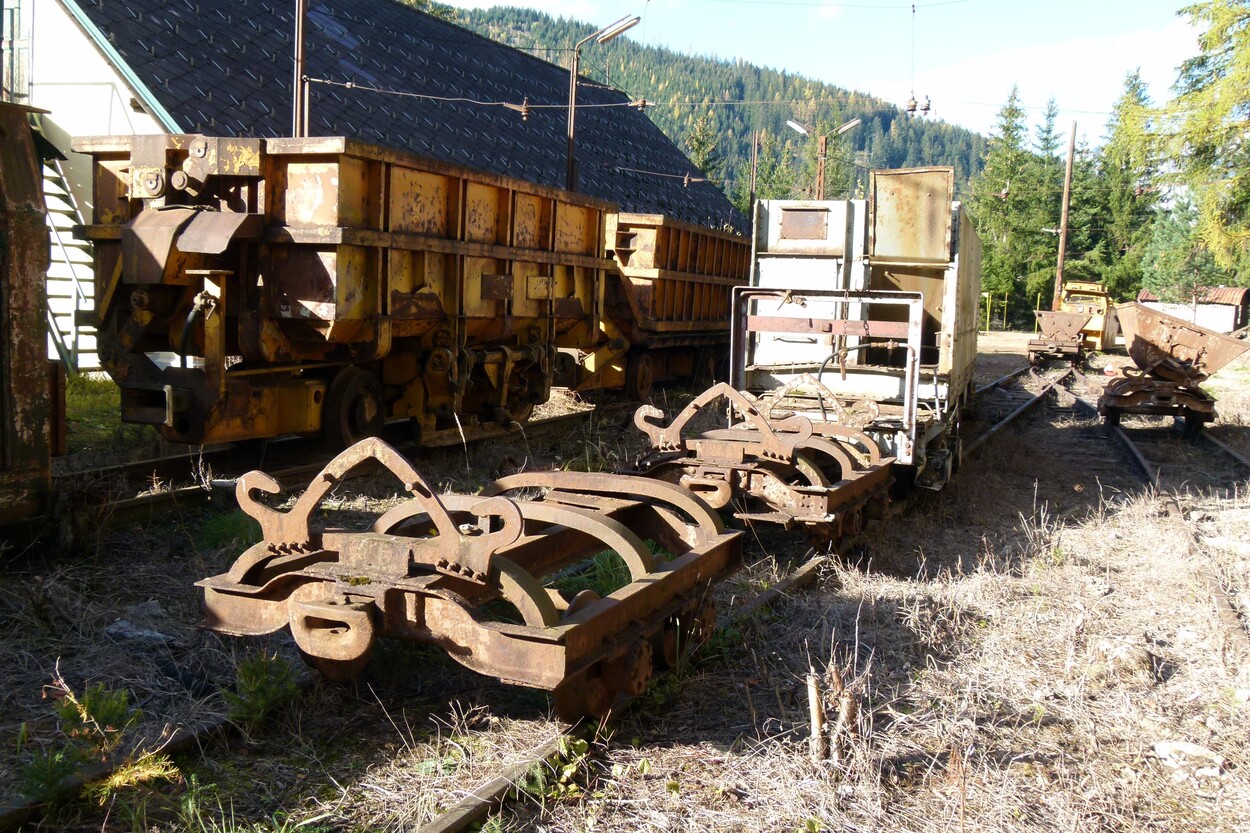Ehemalige Grubenbahn am steirischen Erzberg