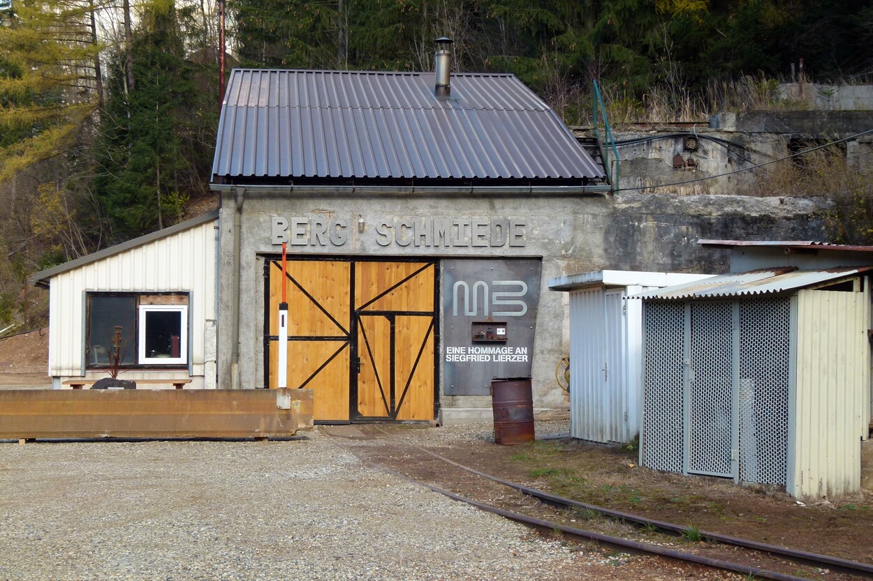 Ehemalige Grubenbahn am steirischen Erzberg