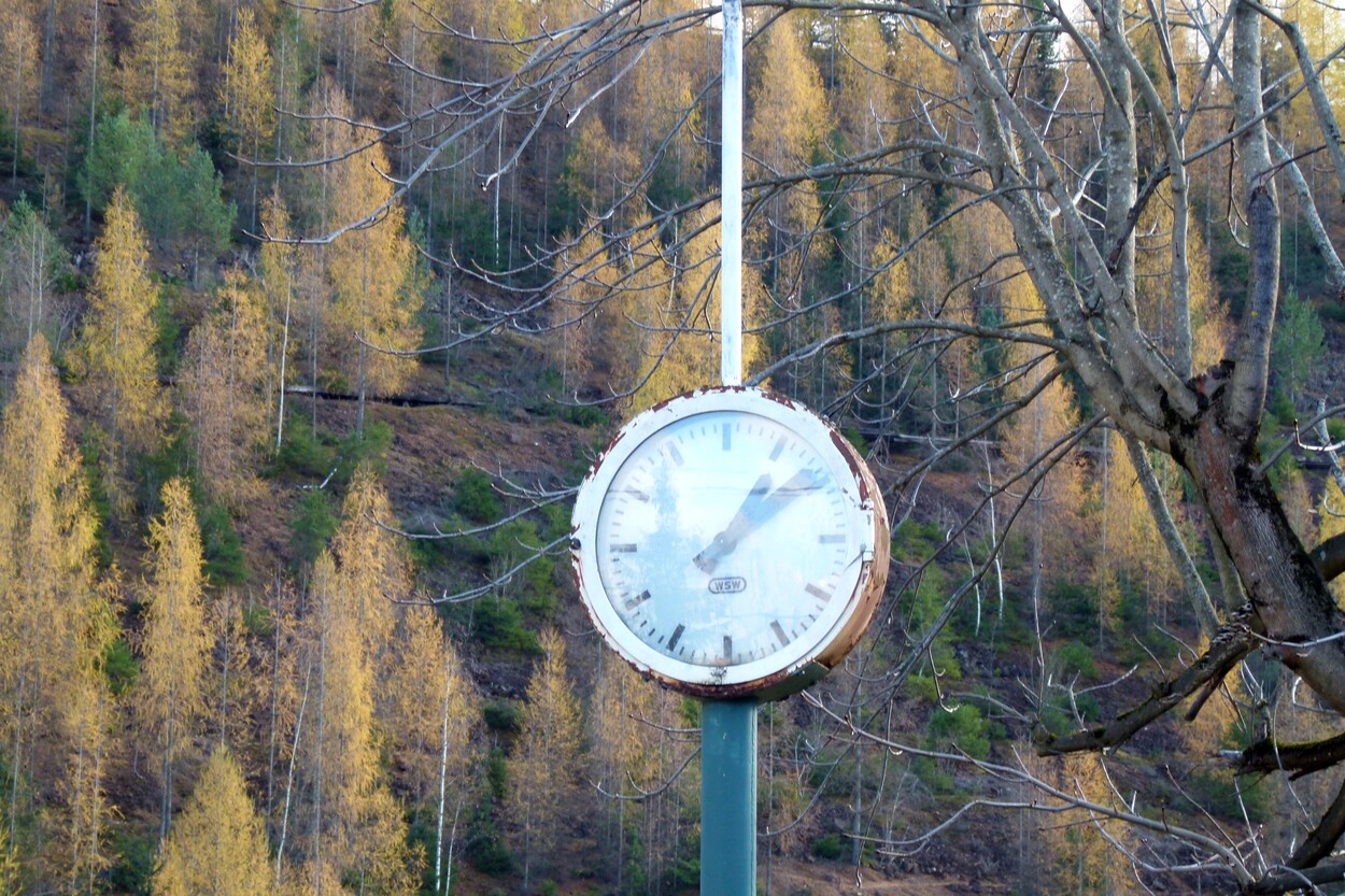 Ehemalige Grubenbahn am steirischen Erzberg
