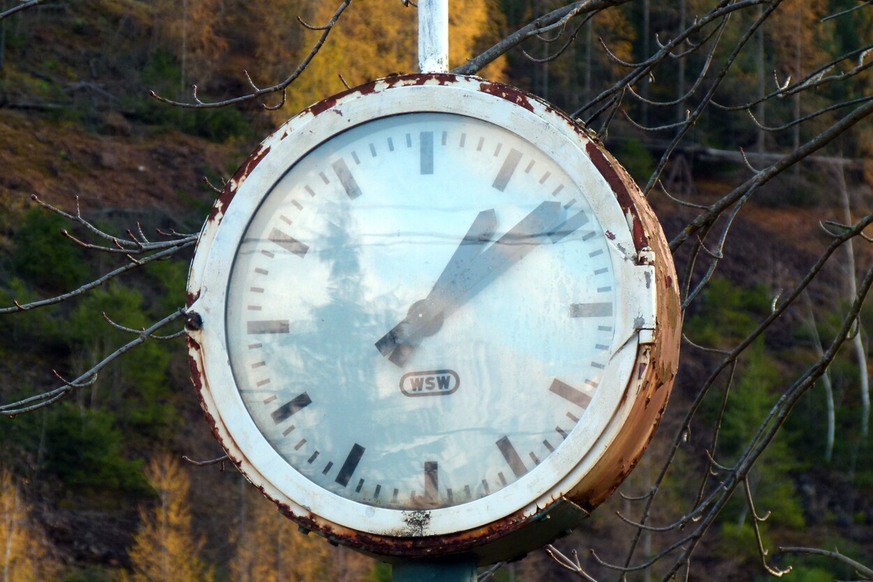 Ehemalige Grubenbahn am steirischen Erzberg