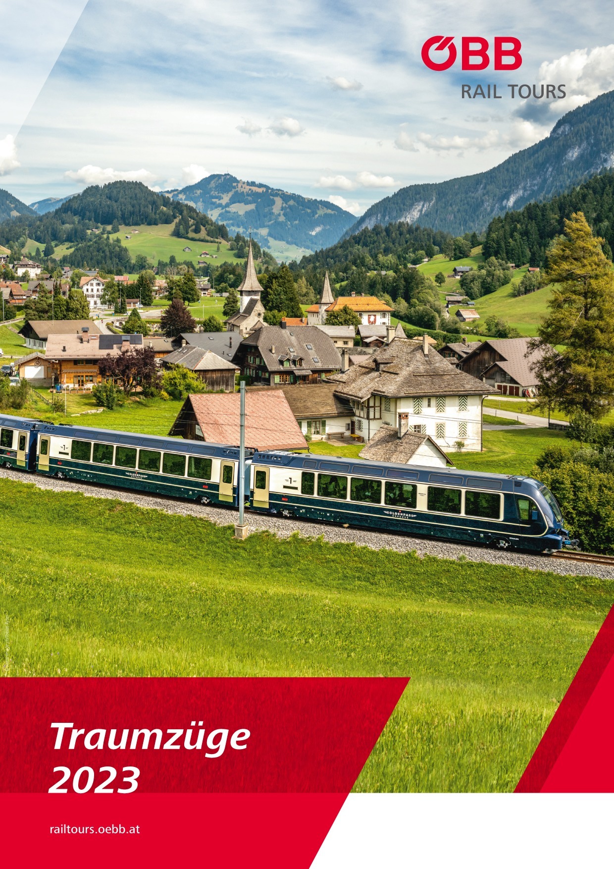 ÖBB Rail Tours: Der neue Katalog „Traumzüge 2023“ ist da!