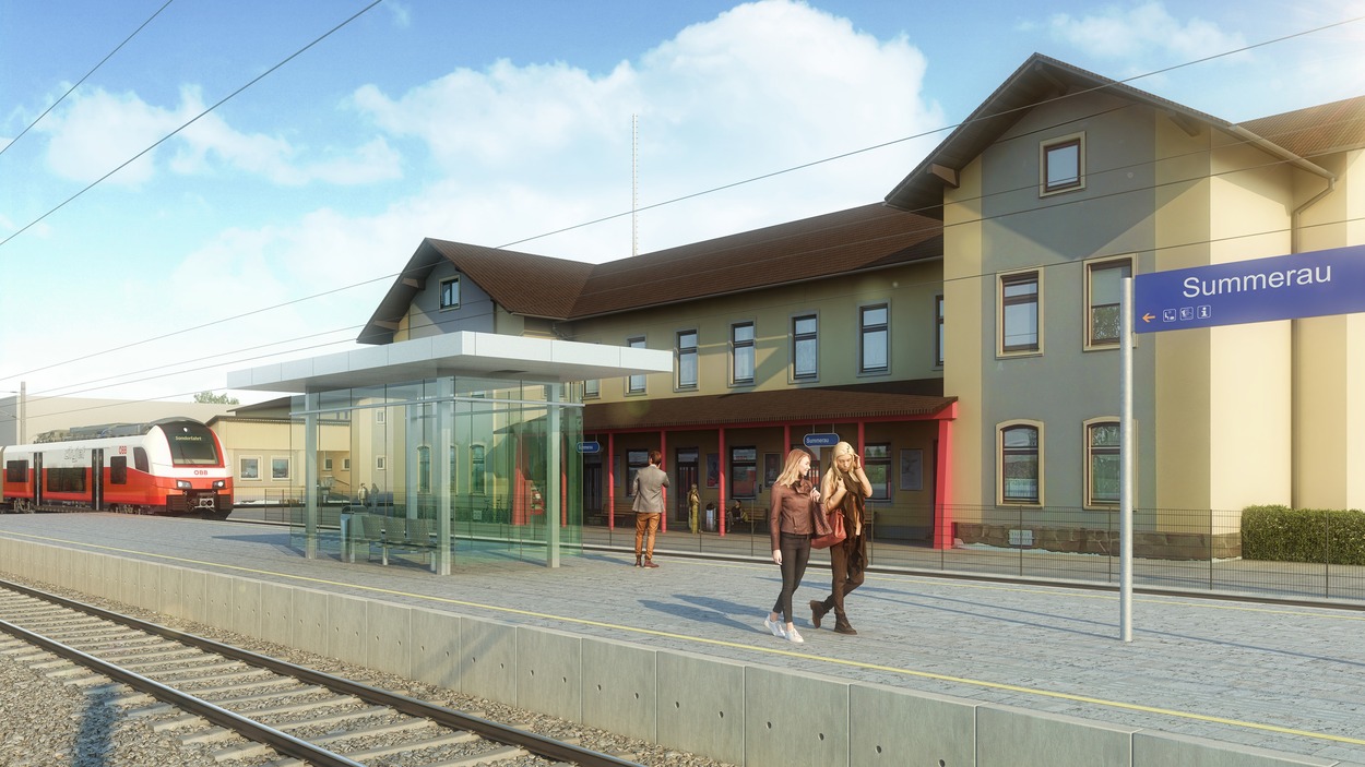 ÖBB: Startschuss für modernen Bahnhof Summerau