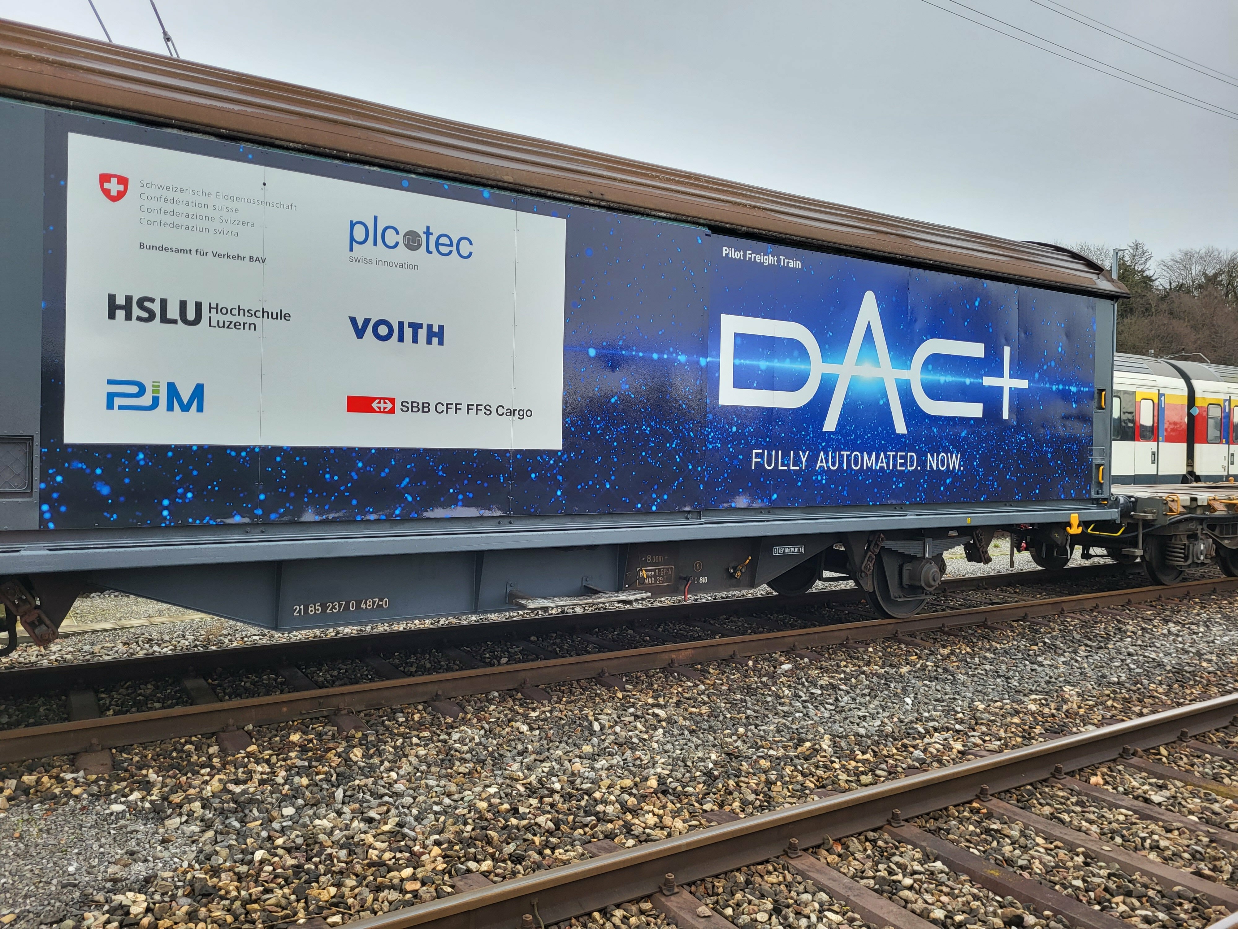 Pilot Freight Train DAC+ Fully Automated. Now.