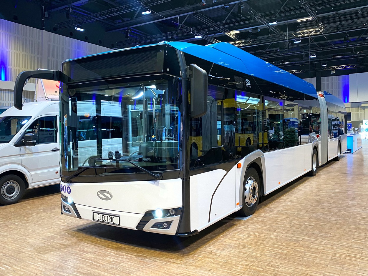New version of the Urbino 18 electric bus at Elekbu 2023