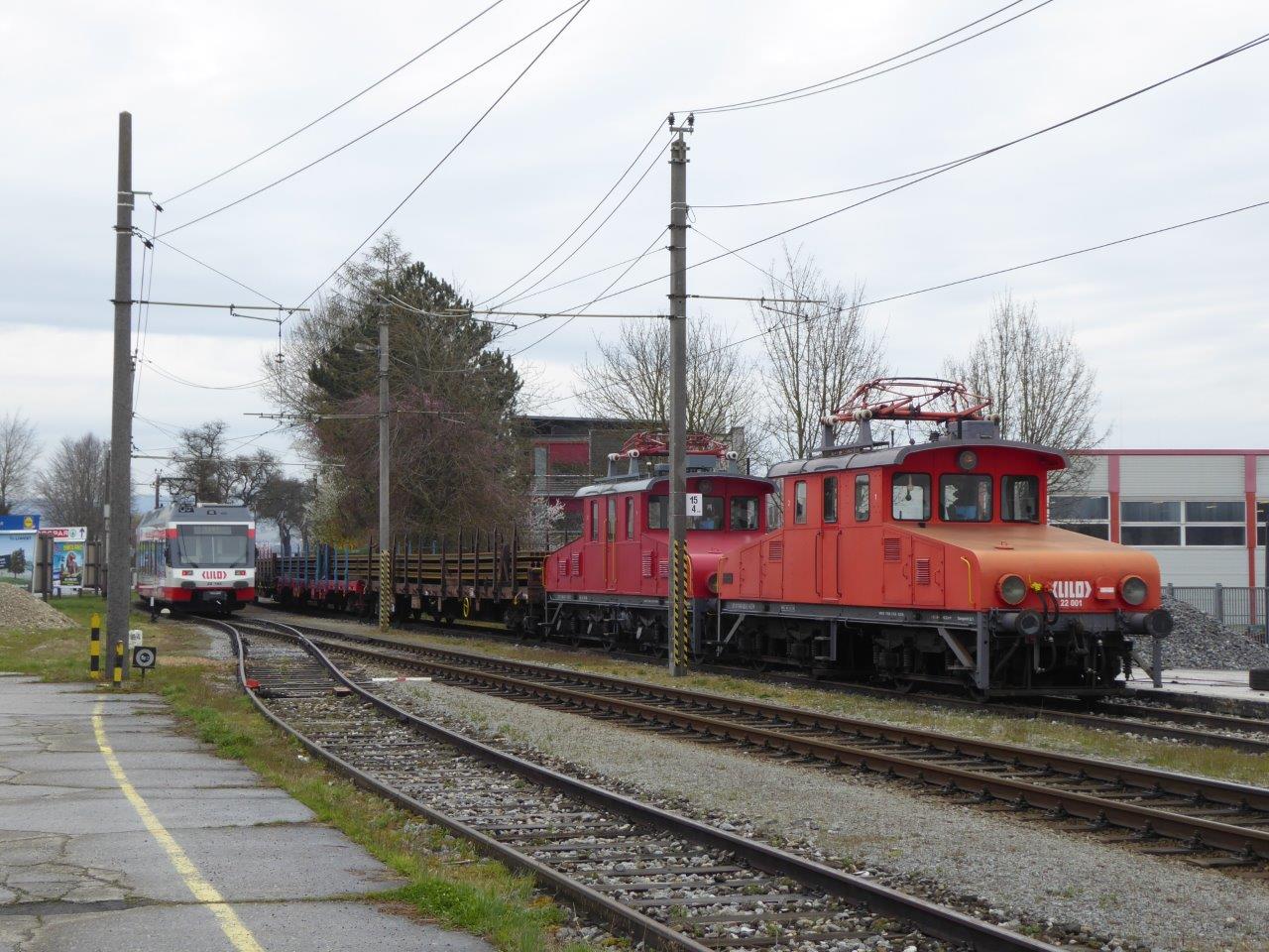 Fahrzeug Rochaden auf den Stern & Hafferl Lokalbahnen