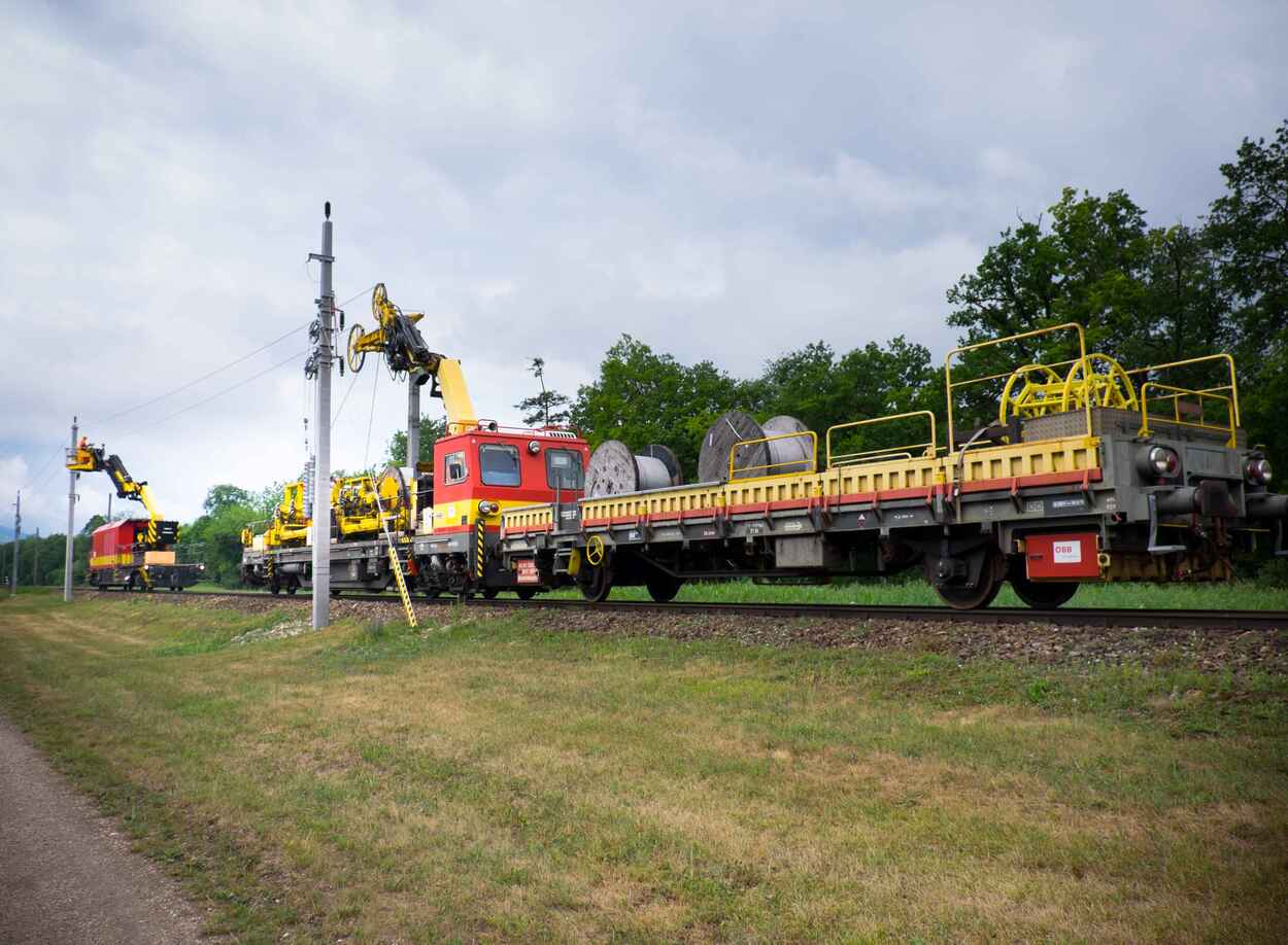 Instandhaltungsarbeiten auf der Pannoniabahn