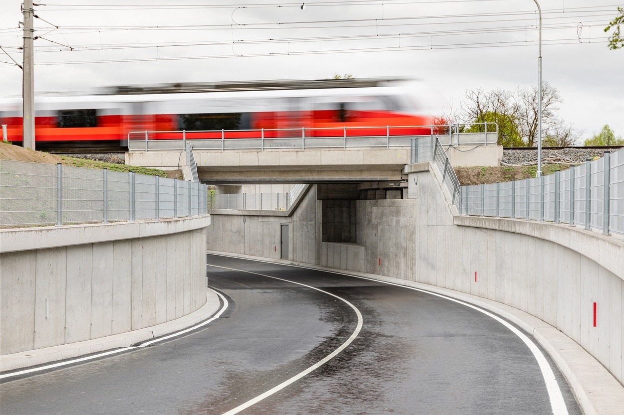Nordbahn-Ausbau: Neue Unterführung in Deutsch-Wagram fertig