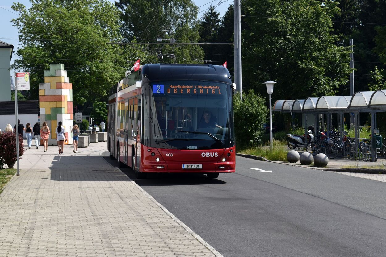 Haltestelle Wals Walserfeld Schule