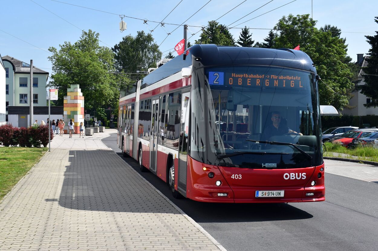 Haltestelle Wals Walserfeld Schule