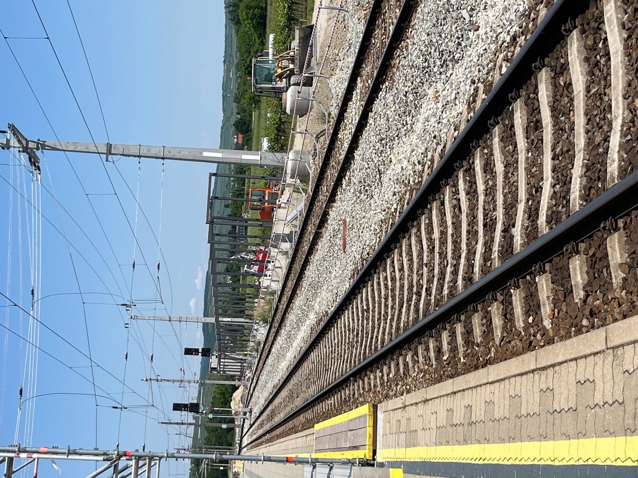 Umbau Bahnhof Hadersdorf am Kamp – Intensiv-Bauphase im Sommer