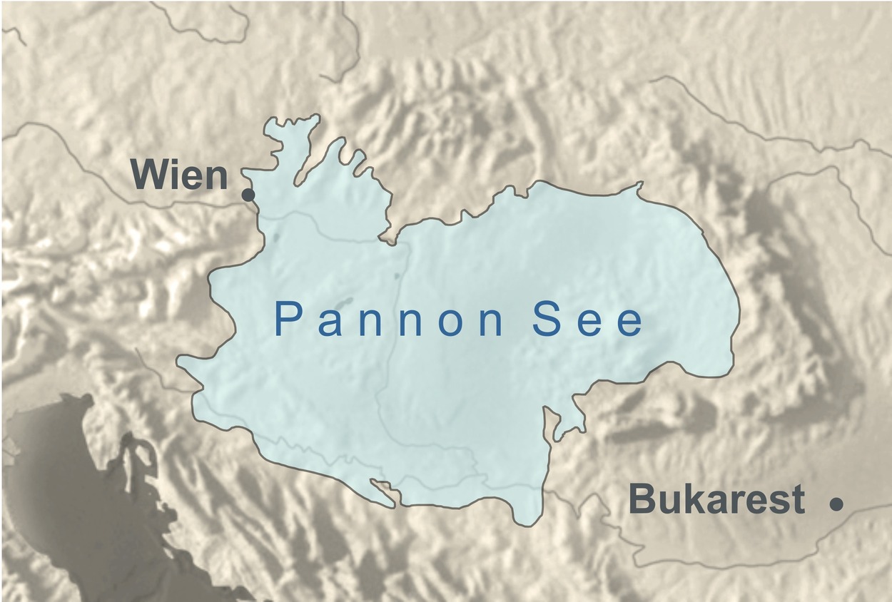 Der Pannon See vor 11 Millionen Jahren