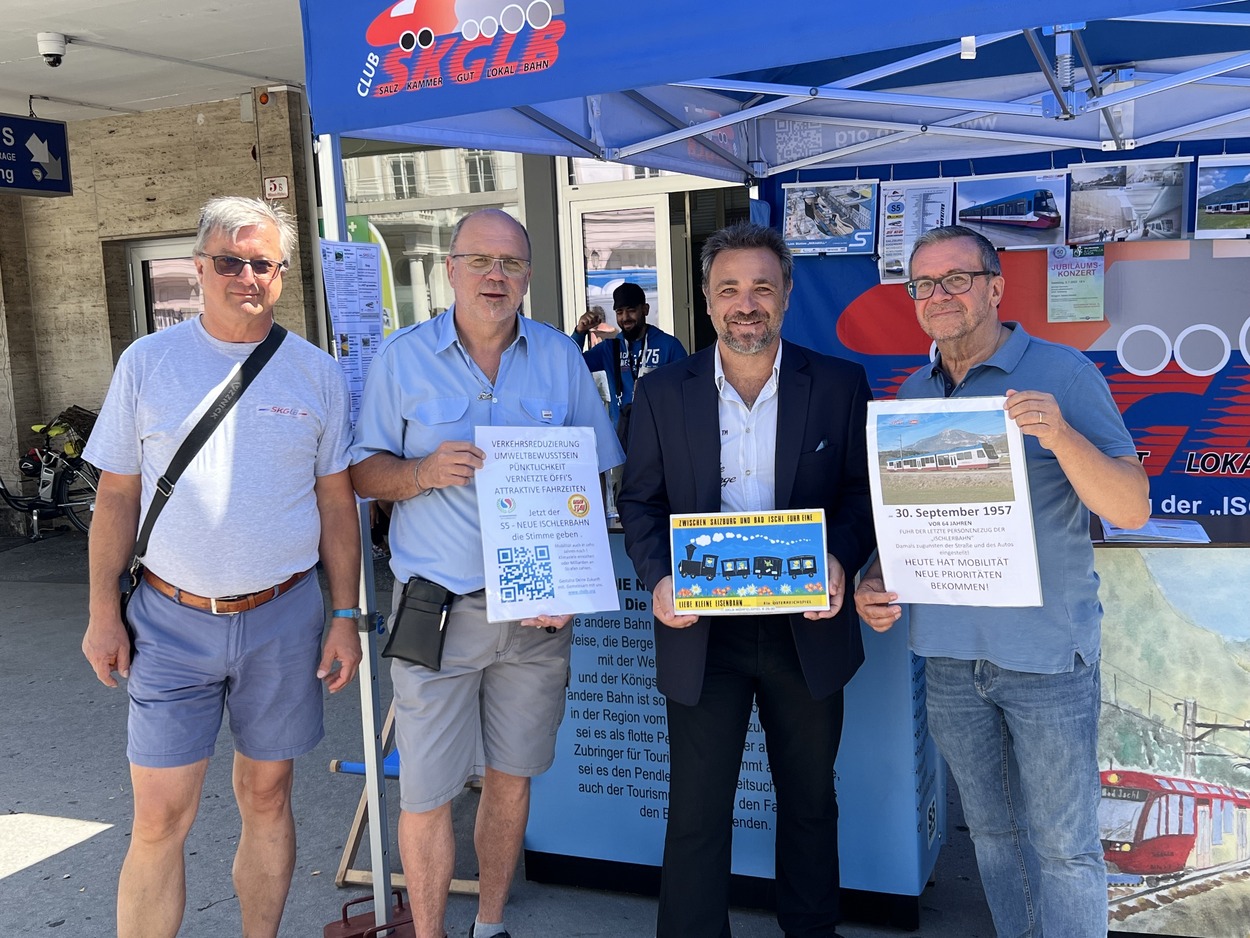 Infostand Club SKGLB mit Klaus Wallerstorfer