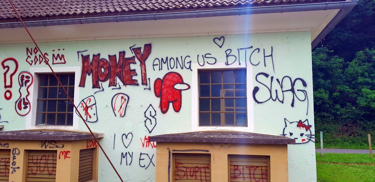 Vandalen in der Südost-Steiermark beschädigen Bahnhof Gnas