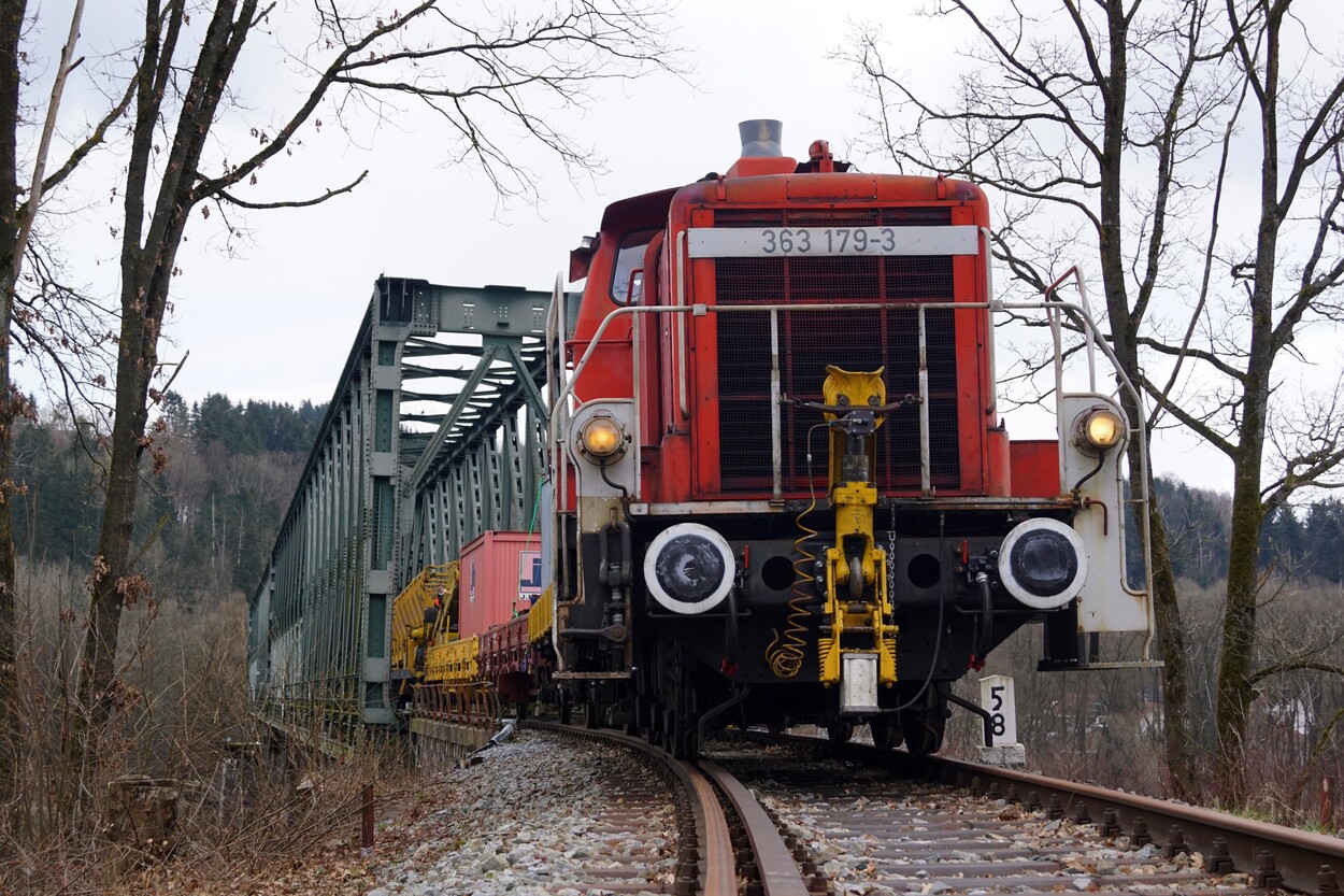 Passau: Streckenerweiterung bei der Granitbahn | Lokalbahn Hauzenberg-Passau