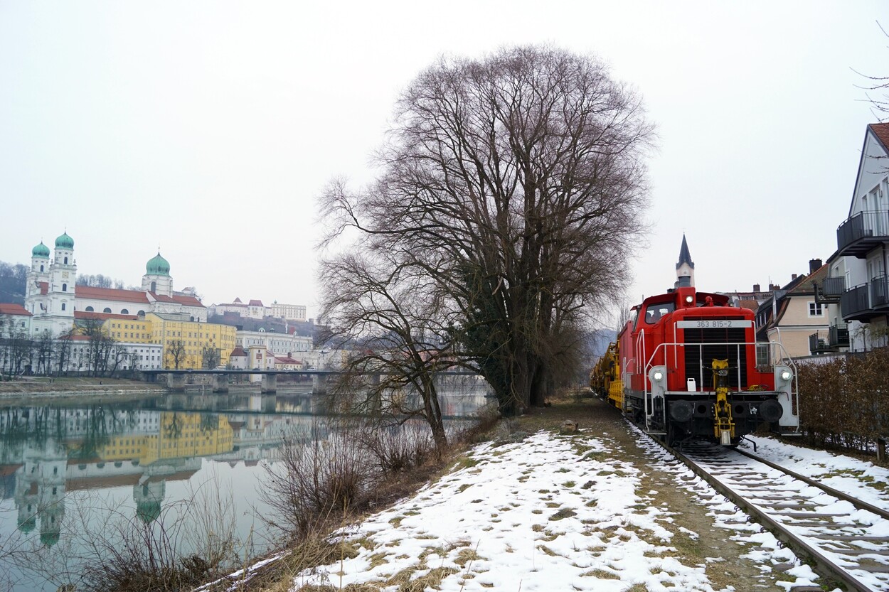 Passau: Streckenerweiterung bei der Granitbahn | Lokalbahn Hauzenberg-Passau