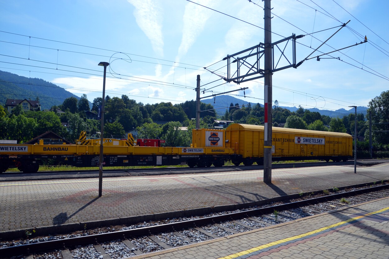 Bahnhof Bad Ischl Swietelsky Bahnbau Waggon