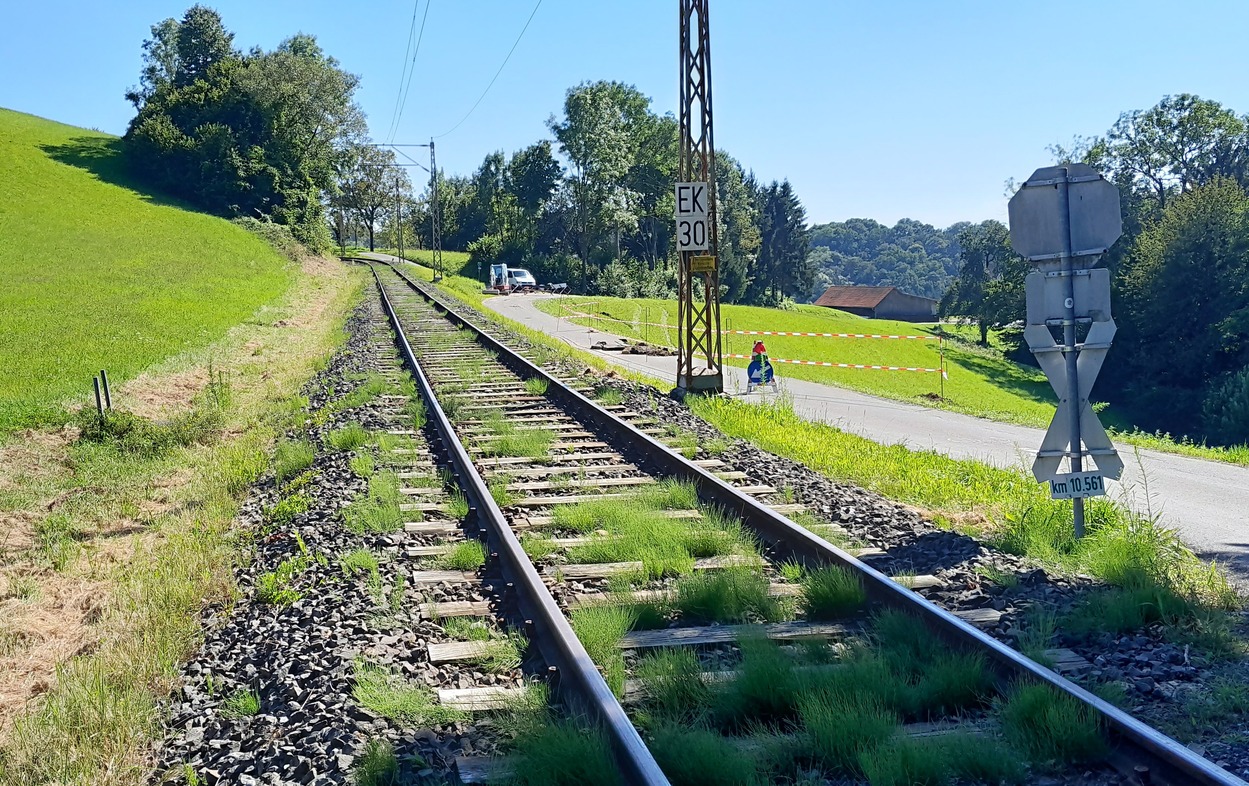 Hangrutschungen verlegte Bachdurchlässe Gleichenberger Bahn