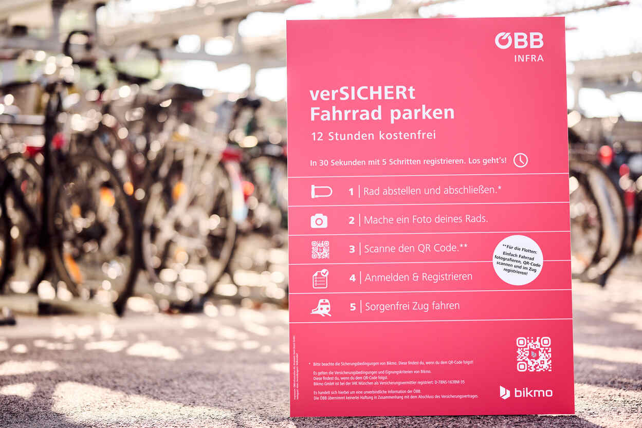 ÖBB und Bikmo starten innovatives Bike&Ride-Versicherungsangebot