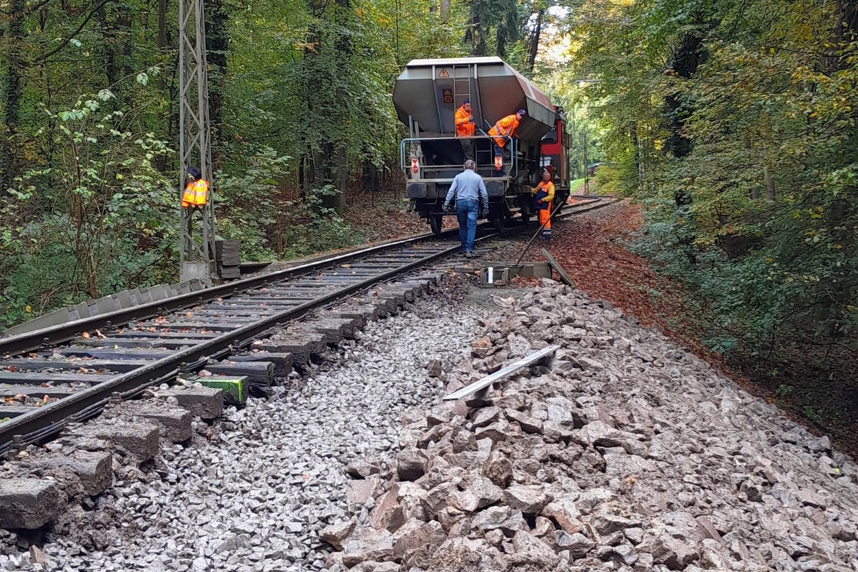Instandsetzungsarbeiten an Gleichenbergerbahn nach Unwetter