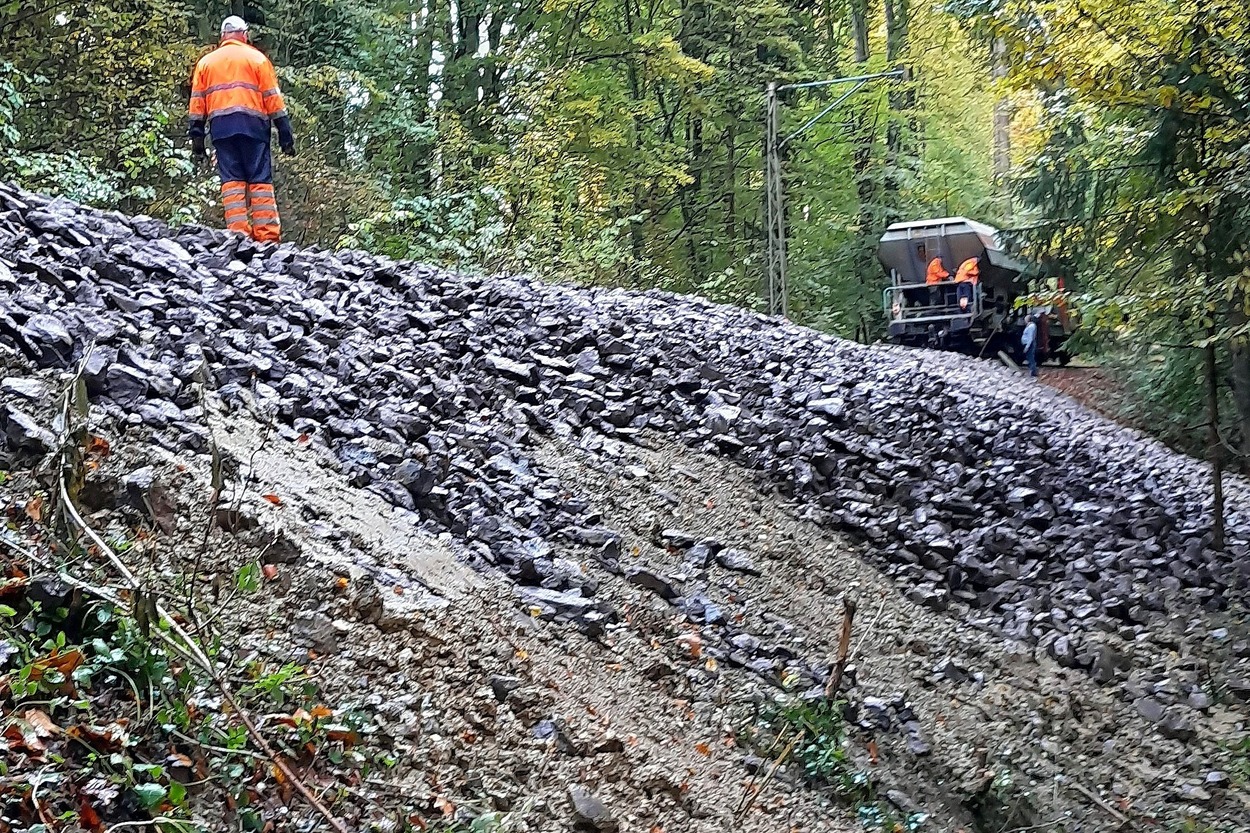 Instandsetzungsarbeiten an Gleichenbergerbahn nach Unwetter