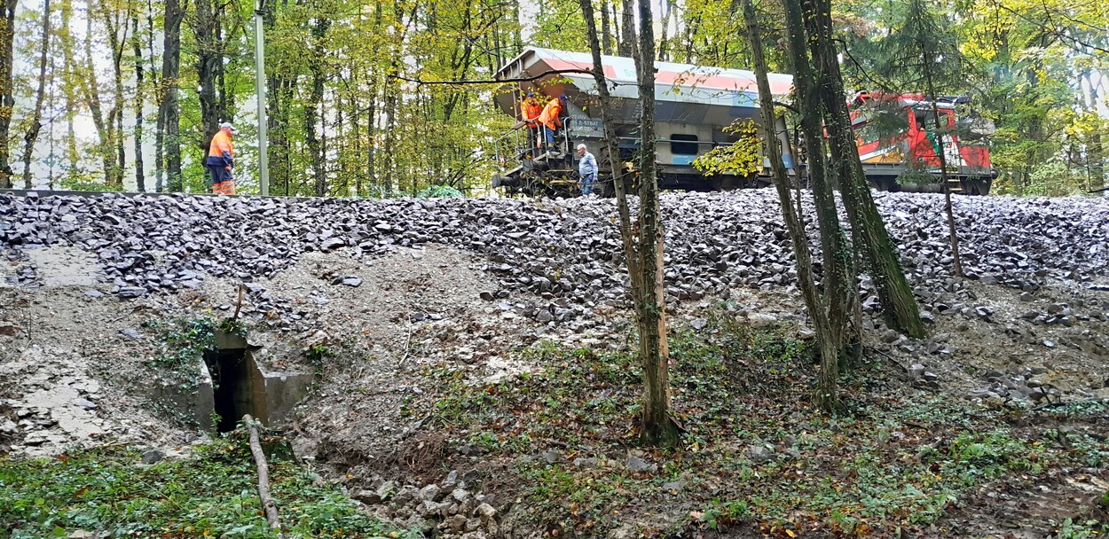 Instandsetzungsarbeiten an Gleichenbergerbahn nach Unwetter