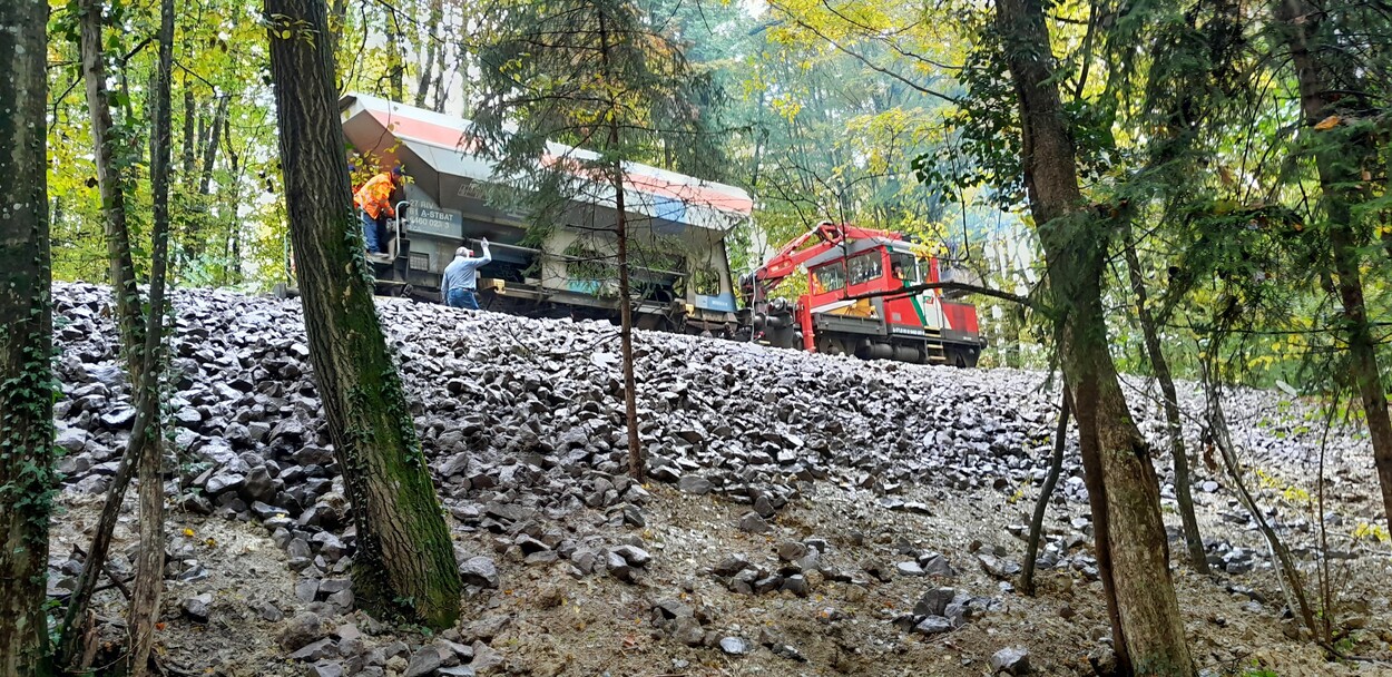 Instandsetzungsarbeiten an Gleichenbergerbahn nach Unwetter