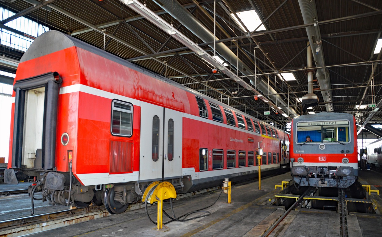 Südostbayernbahn Fahrzeugwartung im Betriebswerk Mühldorf am Inn