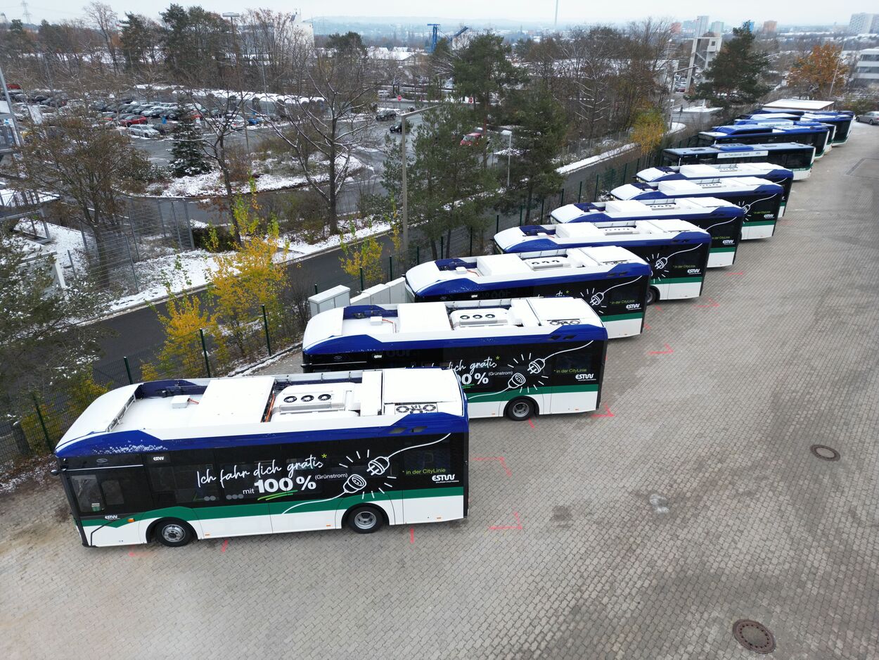 Germany’s first Urbino 9 LE electric buses already on the streets of the city of Erlangen