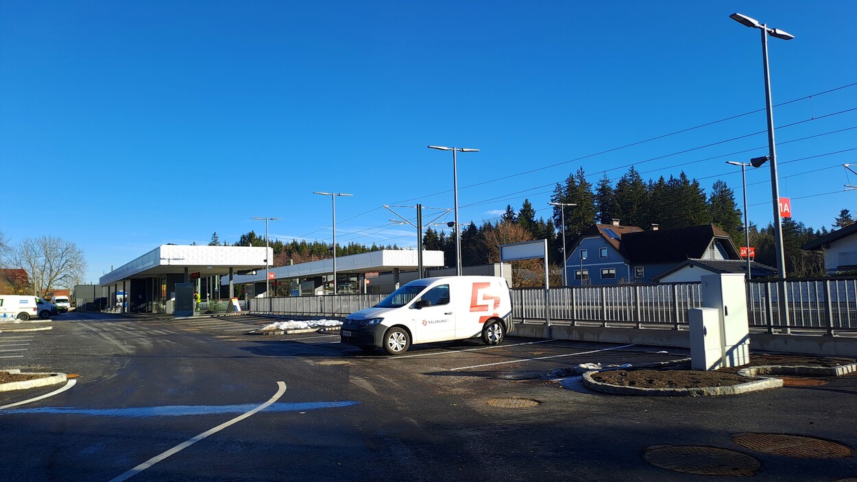 Bahnhof Bürmoos Parkplatz