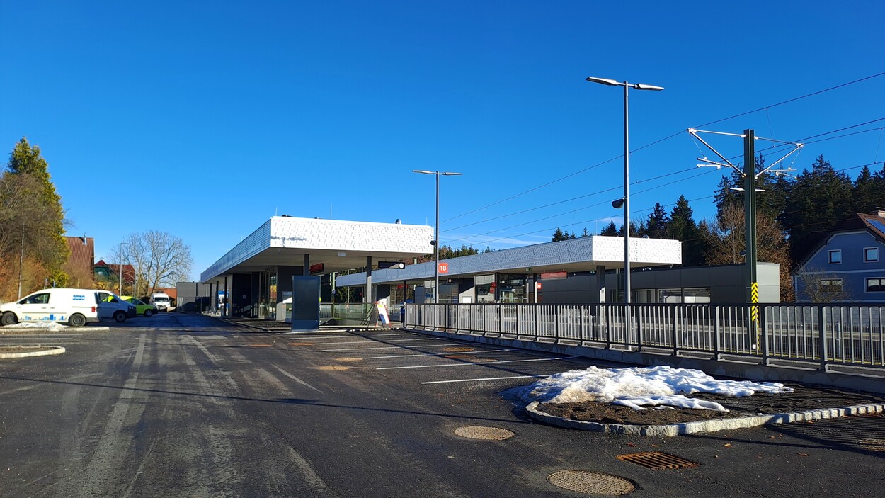 Bahnhof Bürmoos Parkplatz