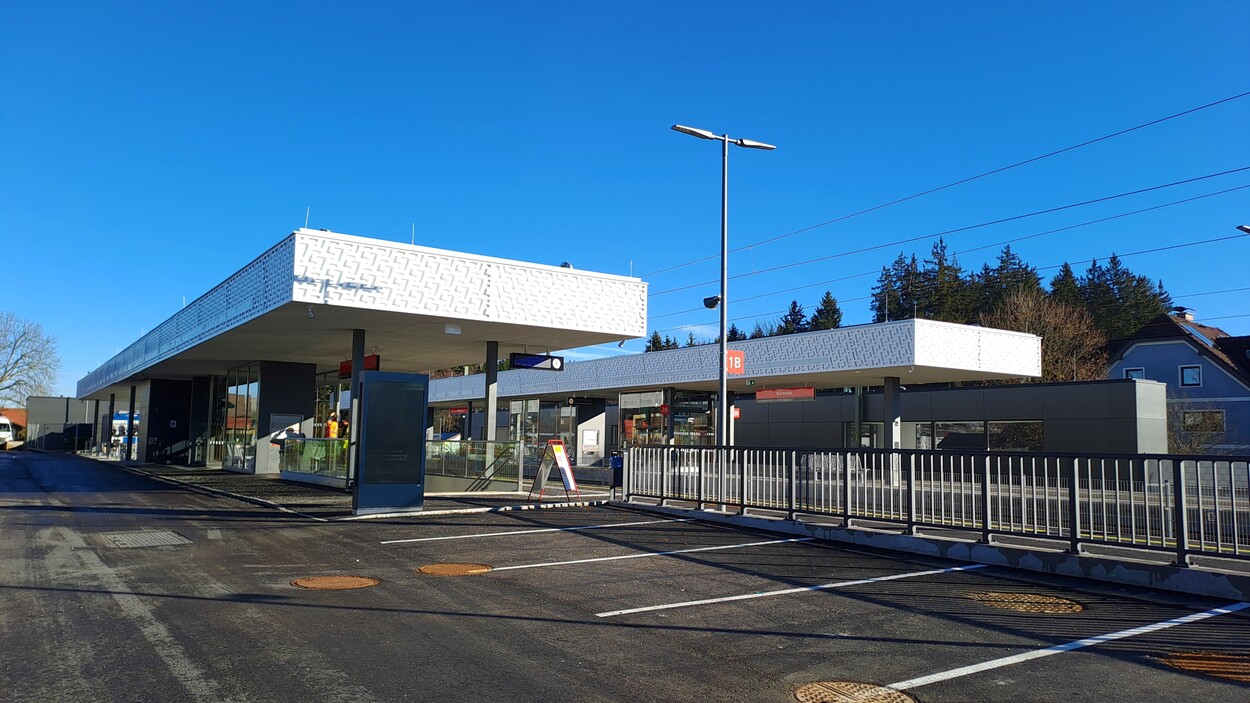 Bahnhof Bürmoos Parkplatz