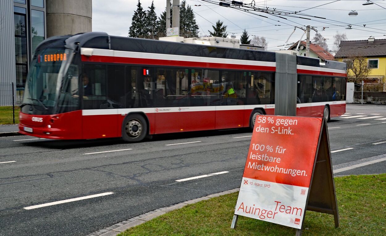 SPÖ 58% gegen den S-Link Plakat